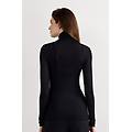 maglia ultralight con cashmere a collo alto donna nero taglia m