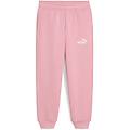 pantaloni della tuta in pile con logo ess n. 1 per bambini pinkscape pink
