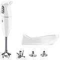 - frullatore ad immersione cordless plus con 3 livelli di velocità colore bianco