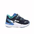 sneakers da bambino blu con strap taglia 20