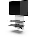 ghost design 3500 rotation bianco matt supporto da muro per tv da 32 a 70 vesa 200 300 400 mm