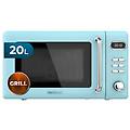 forno a microonde digitale con griglia da 20 litri proclean 5110 retro blue. 700 w in 5 livelli