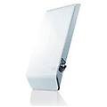 antenna piatta con filtro 44db 25 km bianco