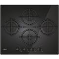 moderna cvg6dtb piano cottura nero da incasso 59. 5cm gas 4 fornelli