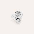 orecchini lobo punto luce bon ton oro bianco cubic zirconia collezione bon ton oro bianco