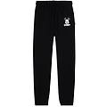 pantaloni jogger neri regular fit con stampa mickey mouse