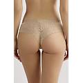 culotte brasiliana in pizzo donna naturale taglia 6