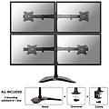 neomounts supporto da scrivania nm-d335d4black per 4 monitor lcd /led /tft