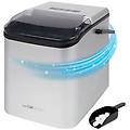 - ewb 3785 macchina per ghiaccio portatile 12 kg / 24h 105 w nero argento