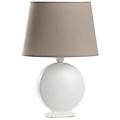 leroy merlin lampada da tavolo shabby zen/p grigio in ceramica