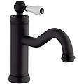 miscelatore lavabo nero opaco rubinetteria serie tosca per piletta click clack
