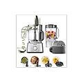 fdp65. 590si robot da cucina 1000 w capacità ciotola 3 l silver/bianco
