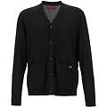 cardigan con intarsio