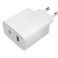 caricabatterie usb type-a usb type-c 33w mi wall charger white bhr4996gl