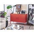 - credenza in acciaio cromato rosso uria