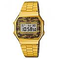 orologio unisex vintage a168wegc-5ef dorato camouflage