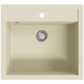 - lavello da cucina in granito vasca singola beige