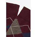 calze lunghe in cotone a fantasia uomo uomo bordeaux tu
