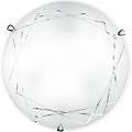luce ambiente design plafoniera paradise 30x30x11 cm bianca