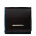 blue square portamonete a tacco