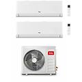 climatizzatore dual split inverter breezein p5 serie sn 12+12 p5s0 con mt2730 wi-fi r-32 classe a++