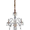 luce ambiente design lampadario neoclassico monalisa bianco 3x e14 ø54cm