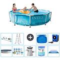 - piscina fuori terra in giro 305x76 cm blu include accessori coordinati a1351