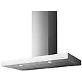 cappa decorativa joy 90cm acciaio inox/bianco