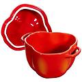 Staub Ceramique Cocotte Peperone 11 Cm Arancione Rosso