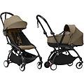 duo passeggino yoyo&sup3; con bassinet e 6+ toffee black toffee black
