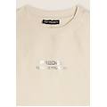felpa cropped con dettaglio cut out sulla schiena coconut milk donna large