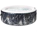 idromassaggio gonfiabile rotondo purespa bubble glow deluxe 4 posti 196x71 cm led multicolore