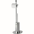 planets piantana con porta salviette e portascopino cromata codice prod b98070cr