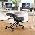 sedia ergonomica regolabile in altezza per inginocchiarsi sedia ergonomica con sedile angolato nero