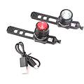 set di luci per bicicletta a led khe m-wave mini