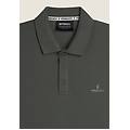 polo in piquet con colletto classico castor gray uomo extra large