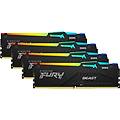 technology fury 128 gb 5600 mt/s ddr5 cl40 dimm (kit da 4 moduli) beast rgb xmp
