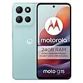 smartphone moto g15 8gb 512gb full hd+ cuero vegano 5200 mah
