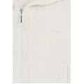 felpa donna comfort fit con zip e cappuccio blanc de blanc donna small