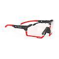 occhiali cutline nero rosso con lenti fotocromatiche impactx 2 rosso