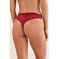 brasiliana in seta donna rosso taglia 4