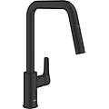 eurosmart miscelatore monocomando per lavello nero opaco 306192430