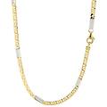 collana uomo oro giallo bianco gl100620