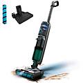 freego wash&vacuum spray lavapavimenti ricaricabile 250w 2 modalita` di pulizia rullo wet
