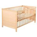 letto evolutivo per bambini 70 x 140 cm regolabile in altezza su 3 posizioni 3 barre rimovibili da 0