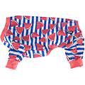 pet & parent pigiama coordinato pet family match anguria maglietta per cani tg. s ca. 25 cm di