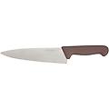coltello da chef lunghezza lama 20 cm marrone