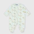 tutina in interlock da neonato bianco taglia 1m