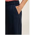 pantaloni wide leg in twill di lyocell dark sapphire direct dyed donna small