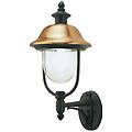 applique moderno da esterno rustica ruggine ip43 1x e27